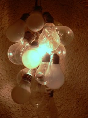 Bulb lights lamp
