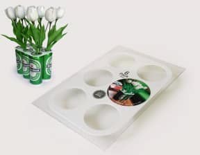 6pack vase