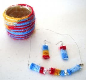 Wool carton milk jewelry