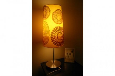 Crochet Doily Decorated Lampshades