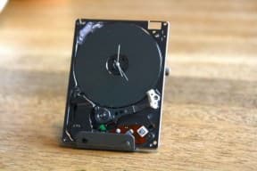 A smaller hard drive clock….