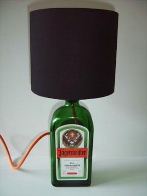 Jagermeister bottle lamp