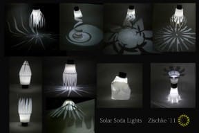Solar Soda Lights