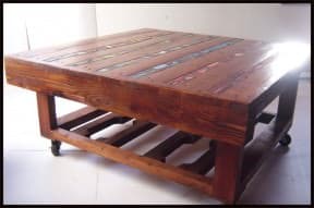 Coffee Table of Wooden Pallets