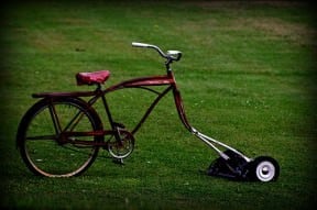 The bike mower !