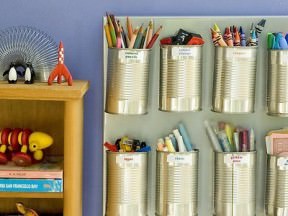 Recycling cans at home