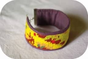 Canvas bracelet