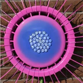 Hubcap Flower Garden