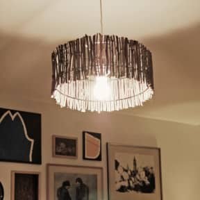Lamp of sticks