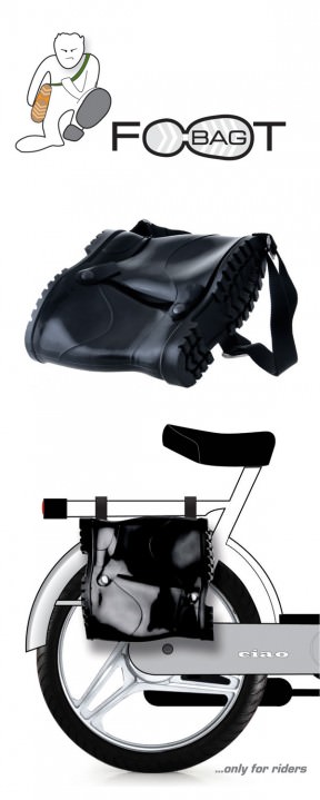 Rubber boots bag