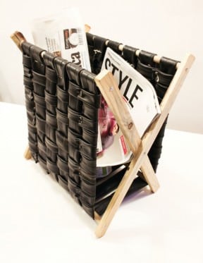 Inner tubes magazine rack