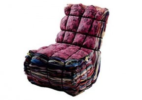 Rag chair by Remy Tejo