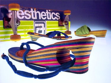 Skateboard shoes by Kriss Lovett