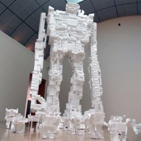 Styrofoam robots