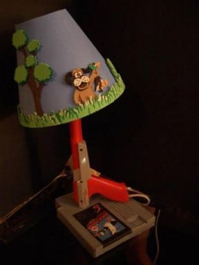 Duck Hunt NES zapper lamp