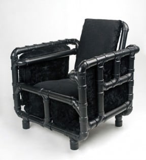 Plastic tube chair