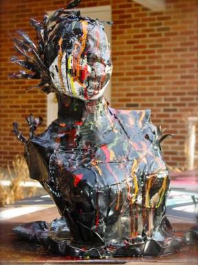Vinyl sculpture