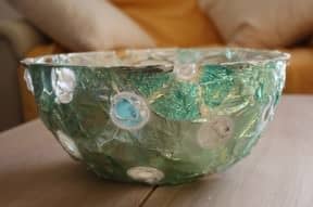 Fruit bowl out of cds