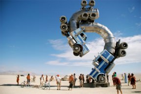 Truck sculpture