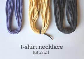 DIY Recycled Fabric Necklace