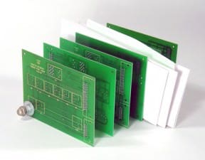 Circuit board mail holder