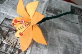 Wool Flowers