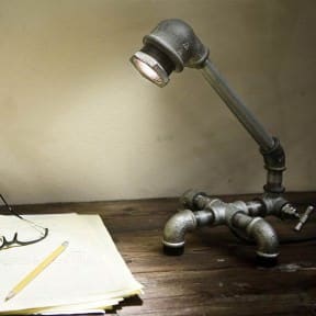 Lighting Made of Galvanized Iron