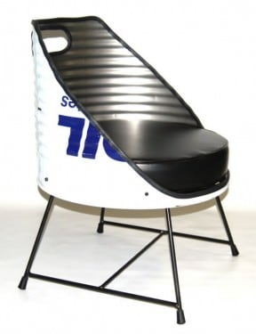 Oil drum seats by Vaho