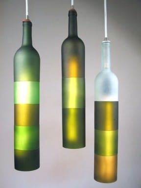 Classy wine bottle lights