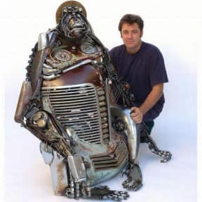 Car parts sculptures