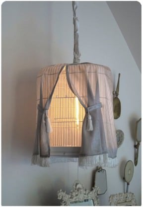 Bird cage lamp