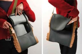 Rubber boot bag