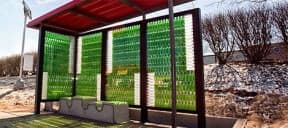 Recycled Bus Stop