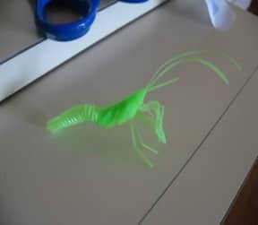 DIY : Shrimp out of a straw