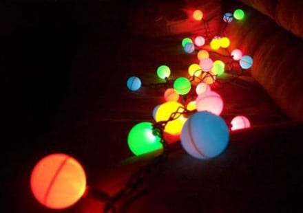 DIY : Ping Pong ball lights