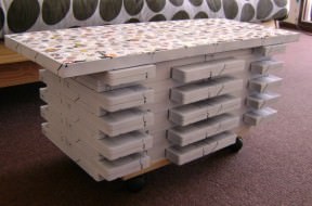 VCR coffee table