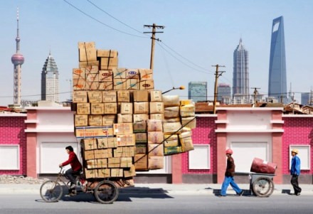 Manufactured totems by Alain Delorme