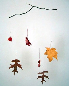 DIY : leaf mobile
