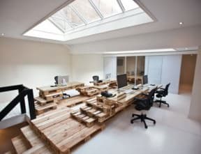 Pallet office by Most Architecture
