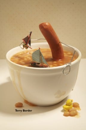 English breakfast (bent objects)