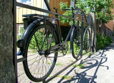Bike garden gate