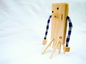 Wooden robots