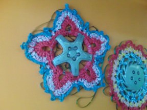 Hubcaps crocheting