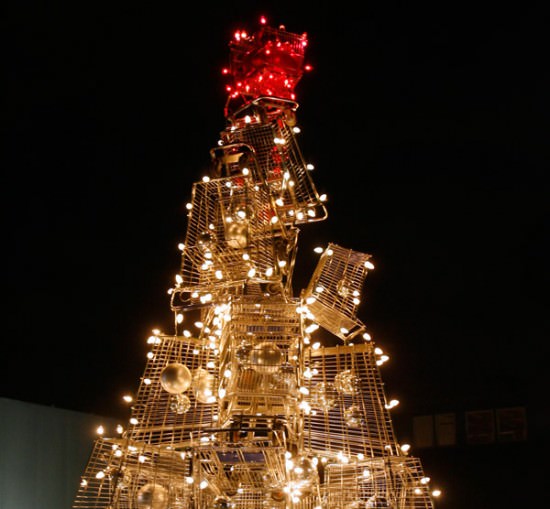 shopping cart holiday tree 7 Shopping cart christmas tree shopping cart holiday tree 7 Shopping cart christmas tree in social metals architecture with Tree shopping cart Christmas cart