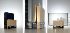 Books laptop stand