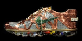 Nike Air Max sneakers made from old computers part