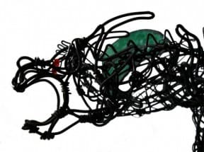 Dragon Wire Sculpture