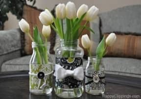 DIY : Repurposed glass jar