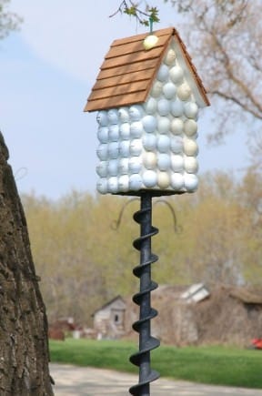 Golfer’s birdhouse