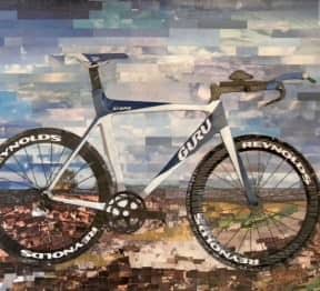 Art Wall Made from Old Magazines